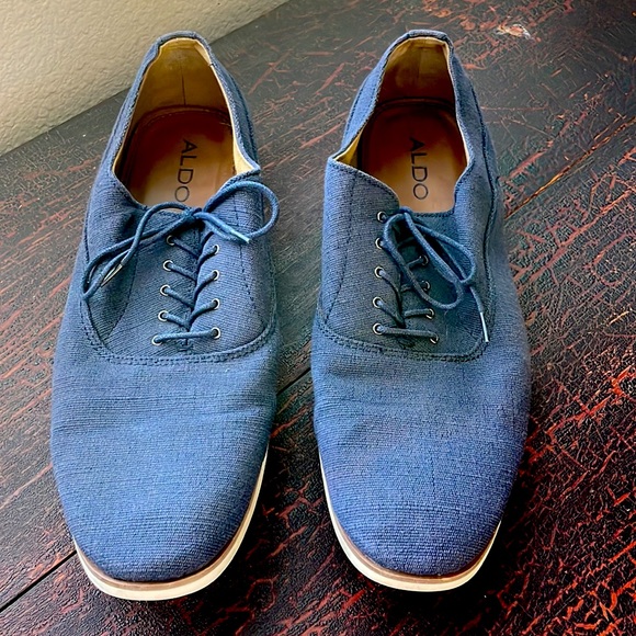 ALDO Men’s Size 12 Navy Shoes - Picture 4 of 7